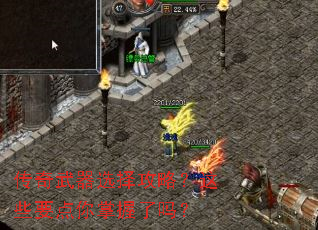 传奇武器选择攻略?这些要点你掌握了吗? 传奇武器选择攻略?这些要点你掌握了吗?