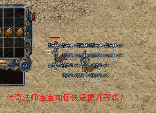 传奇法师宝宝如何快速提升等级? 传奇法师宝宝如何快速提升等级?