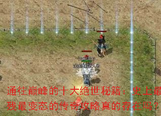 通往巅峰的十大绝世秘籍:史上最凶残最变态的传奇攻略真的存在吗? 通往巅峰的十大绝世秘籍:史上最凶残最变态的传奇攻略真的存在吗?