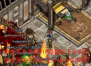 传奇至尊免费VIP盛宴新手如何快速通关?老手飞升秘诀有哪些? 传奇至尊免费VIP盛宴新手如何快速通关?老手飞升秘诀有哪些?