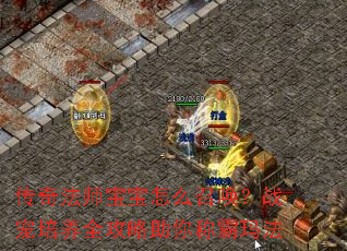 传奇法师宝宝怎么召唤?战宠培养全攻略助你称霸玛法 传奇法师宝宝怎么召唤?战宠培养全攻略助你称霸玛法