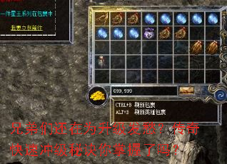 兄弟们还在为升级发愁?传奇快速冲级秘诀你掌握了吗? 兄弟们还在为升级发愁?传奇快速冲级秘诀你掌握了吗?