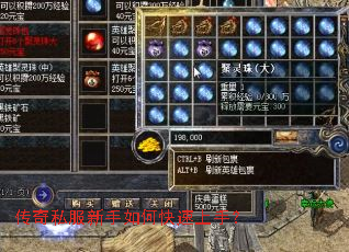 传奇私服新手如何快速上手? 传奇私服新手如何快速上手?