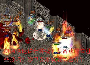 如何快速提升等级?装备获取有哪些技巧?沙巴克攻城战怎么打? 如何快速提升等级?装备获取有哪些技巧?沙巴克攻城战怎么打?