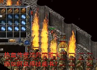 热血传奇法师流星火雨如何获得技能书? 热血传奇法师流星火雨如何获得技能书?