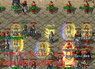 传奇道士怎么玩?从入门到精通的全面攻略指南 传奇道士怎么玩?从入门到精通的全面攻略指南