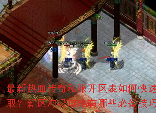 最新热血传奇私服开区表如何快速获取?新区冲级攻略有哪些必备技巧? 最新热血传奇私服开区表如何快速获取?新区冲级攻略有哪些必备技巧?