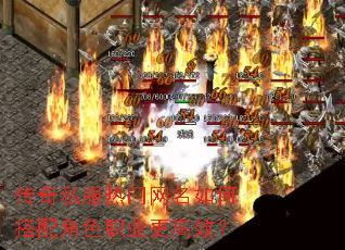 传奇私服热门网名如何搭配角色职业更高效? 传奇私服热门网名如何搭配角色职业更高效?