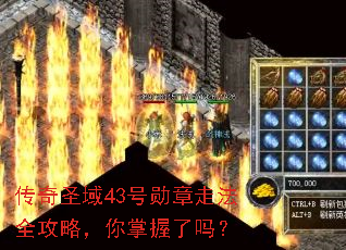 传奇圣域43号勋章走法全攻略,你掌握了吗? 传奇圣域43号勋章走法全攻略,你掌握了吗?