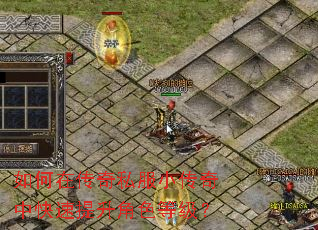 如何在传奇私服小传奇中快速提升角色等级? 如何在传奇私服小传奇中快速提升角色等级?