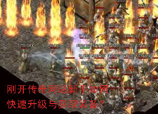 刚开传奇网站新手如何快速升级与获取装备? 刚开传奇网站新手如何快速升级与获取装备?
