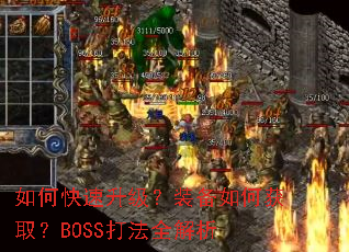 如何快速升级?装备如何获取?BOSS打法全解析 如何快速升级?装备如何获取?BOSS打法全解析