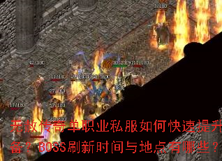 无赦传奇单职业私服如何快速提升战力?新手开局应该选择什么装备?BOSS刷新时间与地点有哪些?技能书获取途径是什么? 无赦传奇单职业私服如何快速提升战力?新手开局应该选择什么装备?BOSS刷新时间与地点有哪些?技能书获取途径是什么?