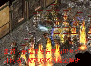 最新传奇私服发布网有哪些新开网站?游戏攻略问题全解析 最新传奇私服发布网有哪些新开网站?游戏攻略问题全解析