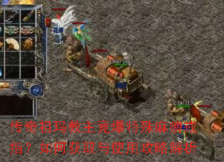 传奇祖玛教主竟爆特殊麻痹戒指?如何获取与使用攻略解析 传奇祖玛教主竟爆特殊麻痹戒指?如何获取与使用攻略解析