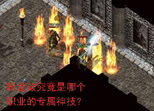 斩龙破究竟是哪个职业的专属神技? 斩龙破究竟是哪个职业的专属神技?