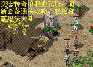 变态传奇单职业私服：萌新必备通关攻略，轻松称霸玛法大陆