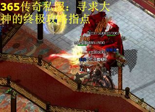 365传奇私服：寻求大神的终极攻略指点