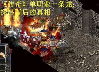 《传奇》单职业一条龙：探寻背后的真相