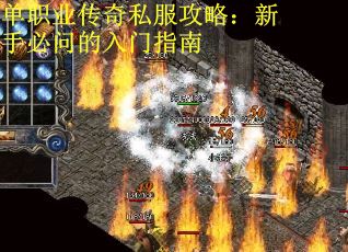 单职业传奇私服攻略：新手必问的入门指南