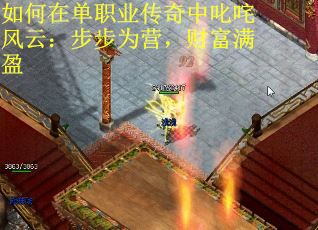 如何在单职业传奇中叱咤风云：步步为营，财富满盈