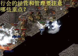 行会的经营和管理要注意哪些重点？