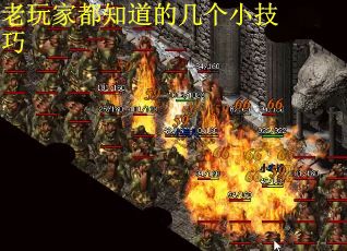 老玩家都知道的几个小技巧