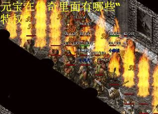 元宝在传奇里面有哪些“特权”