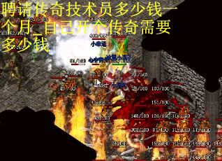 聘请传奇技术员多少钱一个月_自己开个传奇需要多少钱