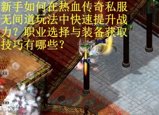 新手如何在热血传奇私服无间道玩法中快速提升战力？职业选择与装备获取技巧有哪些？
