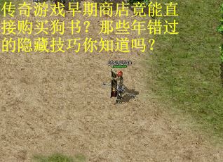 传奇游戏早期商店竟能直接购买狗书？那些年错过的隐藏技巧你知道吗？