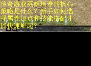 传奇游戏英雄培养的核心策略是什么？新手如何选择属性加点和技能搭配才能快速崛起？