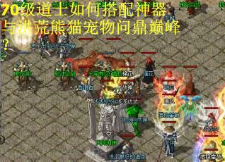 70级道士如何搭配神器与洪荒熊猫宠物问鼎巅峰？