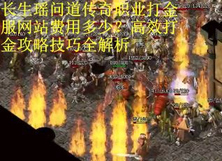 长生瑶问道传奇职业打金服网站费用多少？高效打金攻略技巧全解析