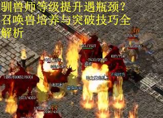 驯兽师等级提升遇瓶颈？召唤兽培养与突破技巧全解析